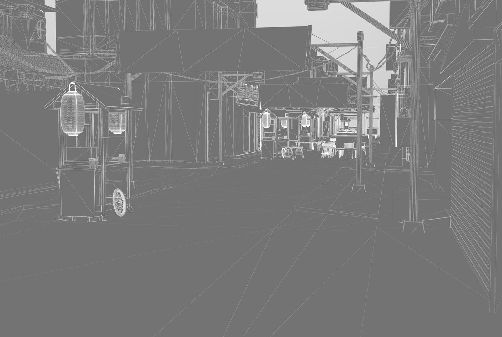 Itaewon Street 3D model_9