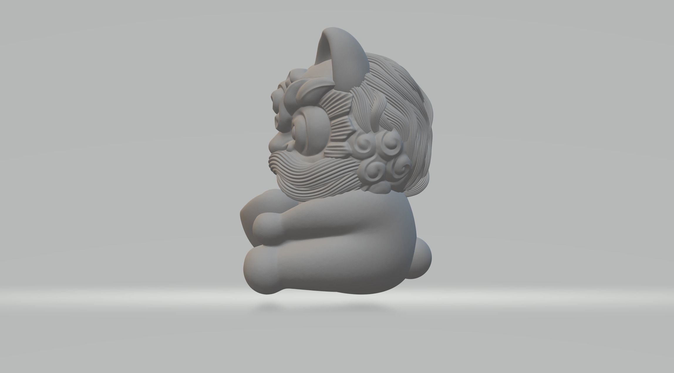 Chinese Mythical Creature Qilin 3D print model_1
