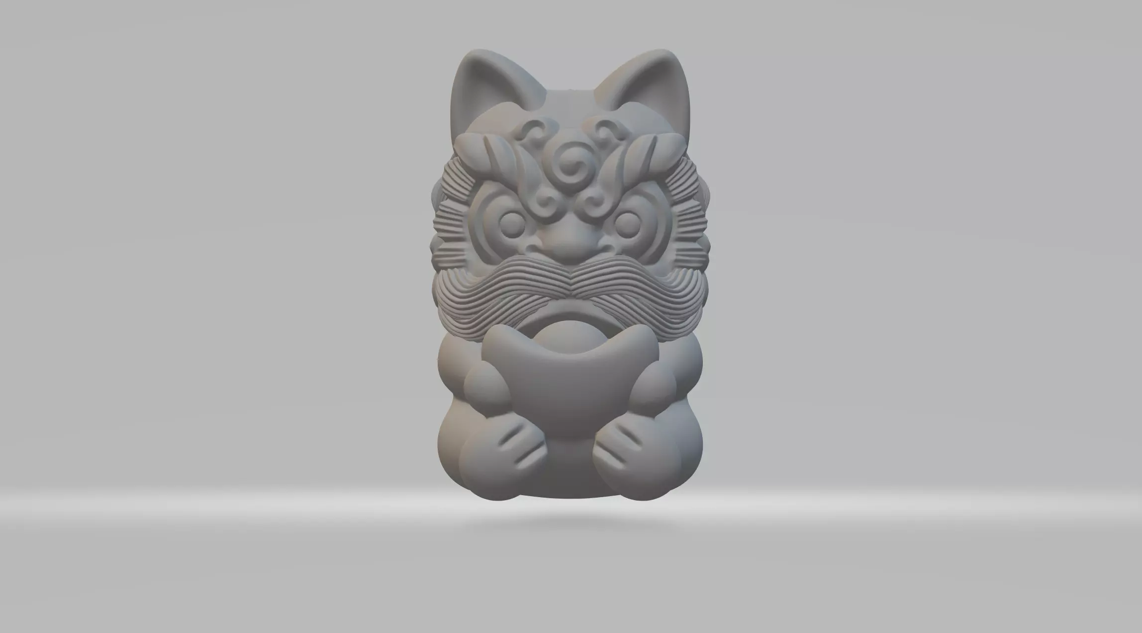 Chinese Mythical Creature Qilin 3D print model_0