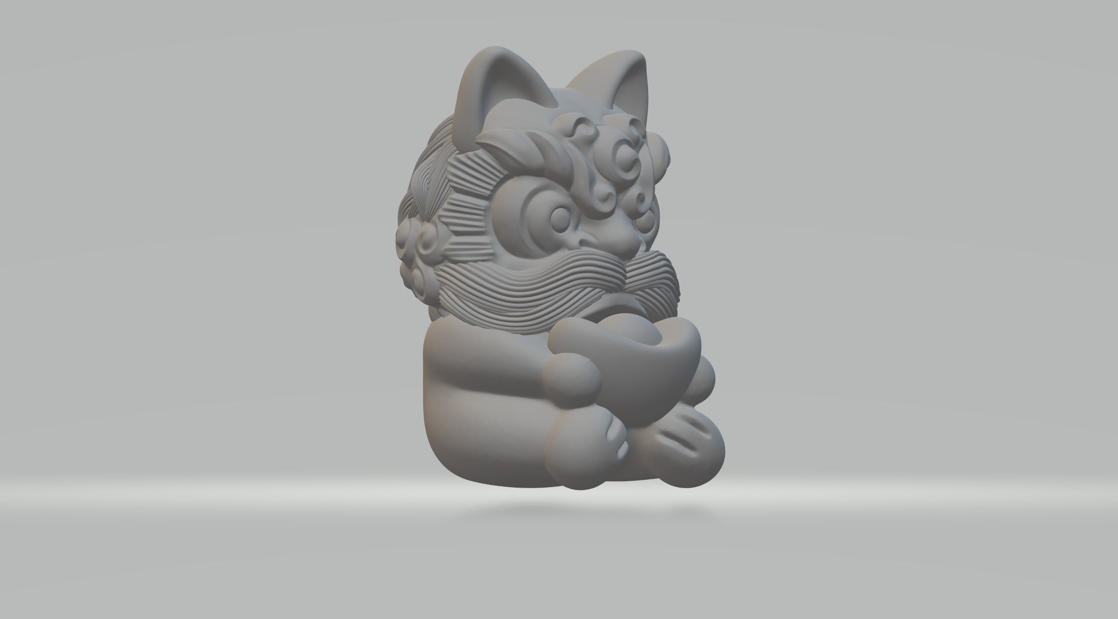 Chinese Mythical Creature Qilin 3D print model_3