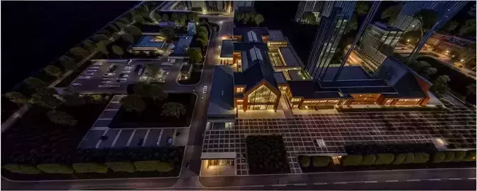 Retail shops shopping mall Master plan
