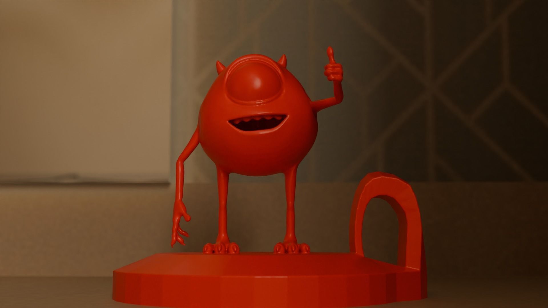 MIKE WAZOWSKI MONSTERS INC 3D Printing 3D model 3D printable | CGTrader