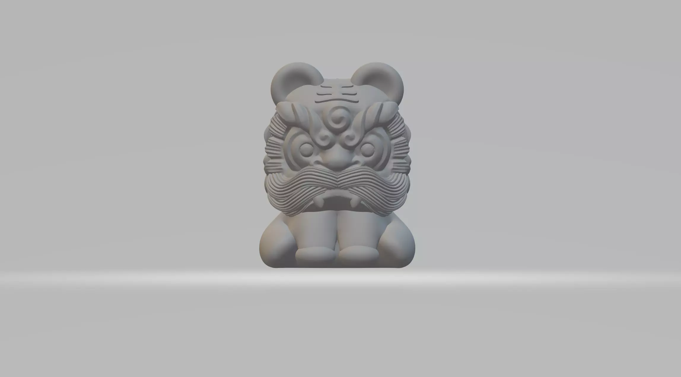 Chinese Mythical Creature Qilin 3D print model_0