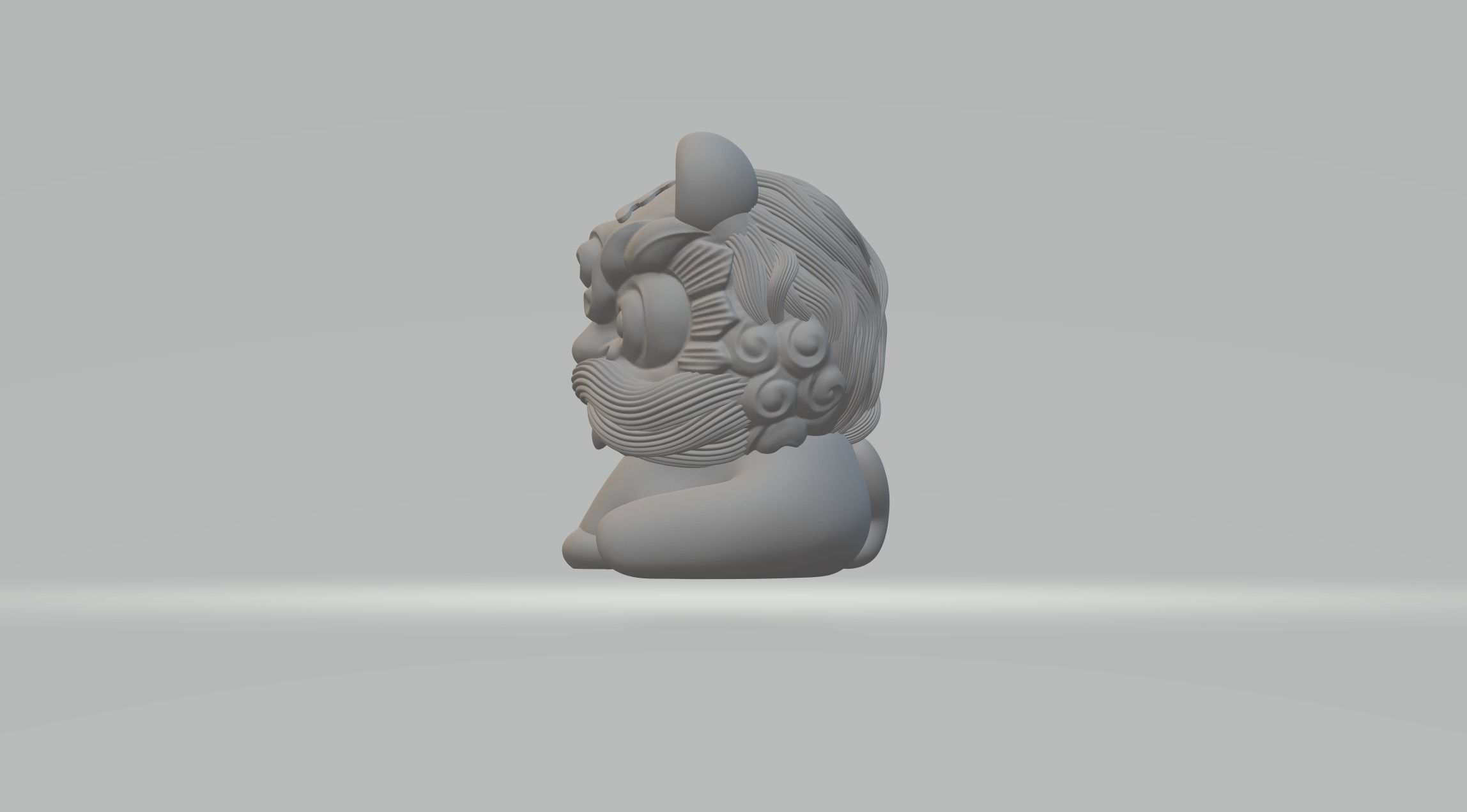 Chinese Mythical Creature Qilin 3D print model_1