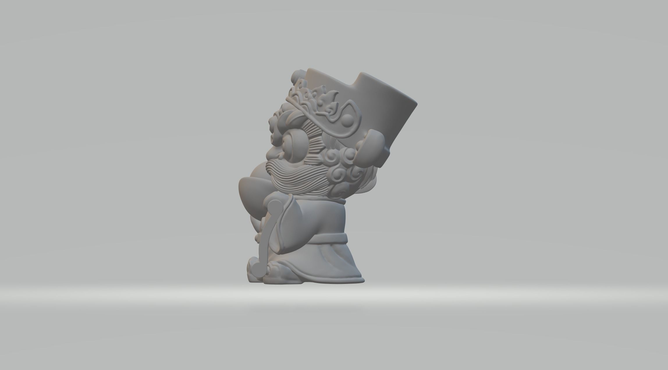 Chinese Mythical Creature Qilin 3D print model_1