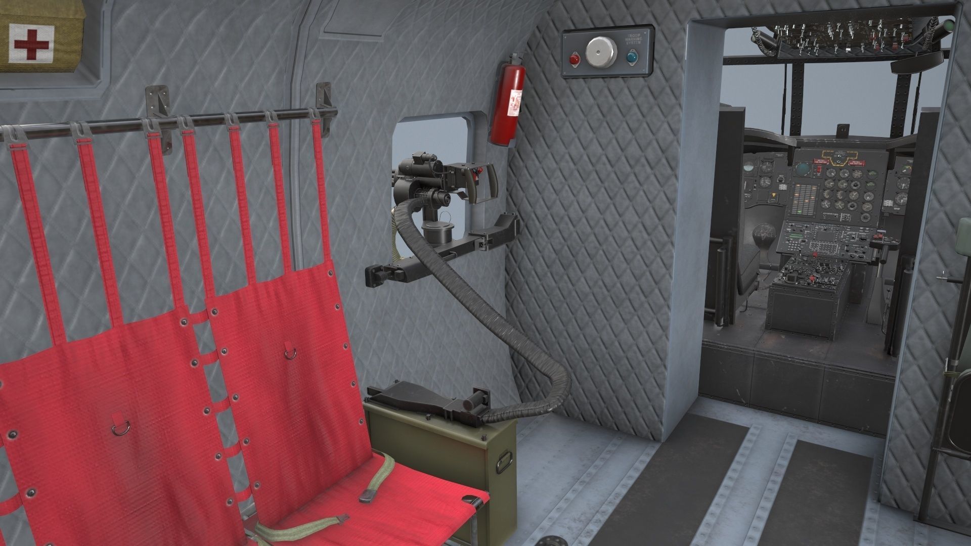  CH-47 Chinook Luftwaffe Static Low-poly 3D model_27