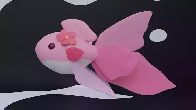 Cutie Fish - Cartoon