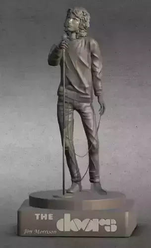 Jim Morrison 3D Printing Masterpiece