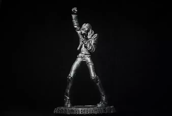 Joey Ramone 3D Printed Collectible 3D print model