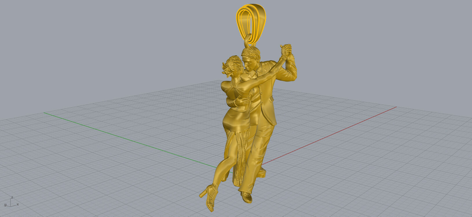 tango pendant 3D print model_13