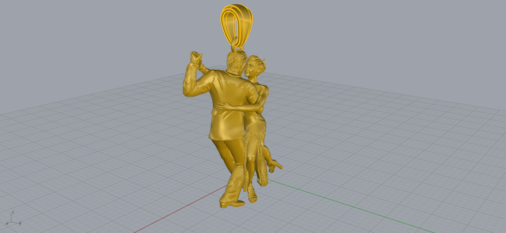 tango pendant 3D print model_11