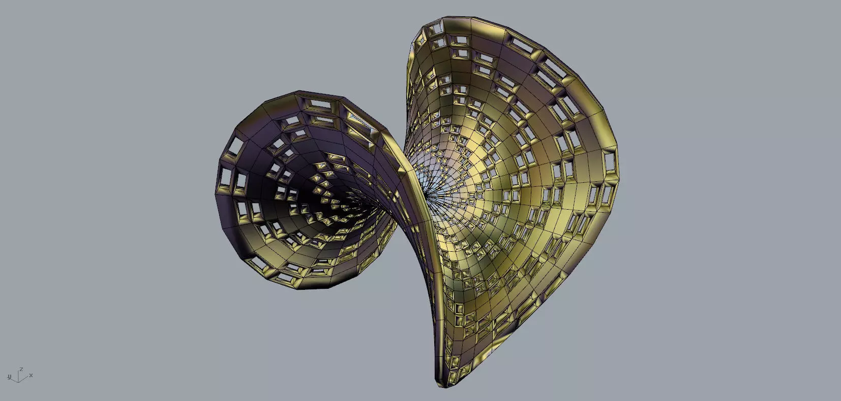 Enneper Surface Holes 3D print model