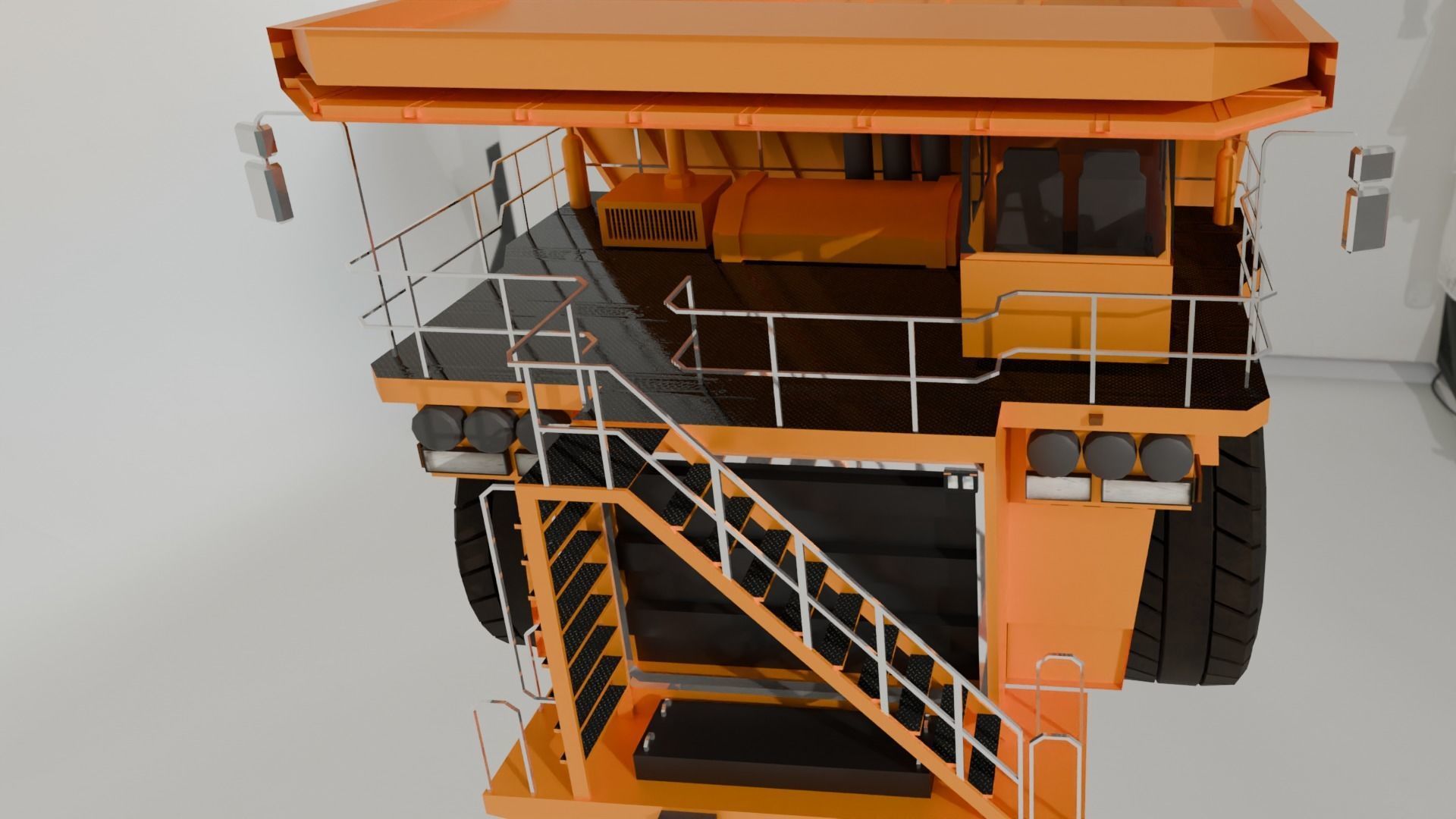 Truck 3d Model Low-poly 3D model_3