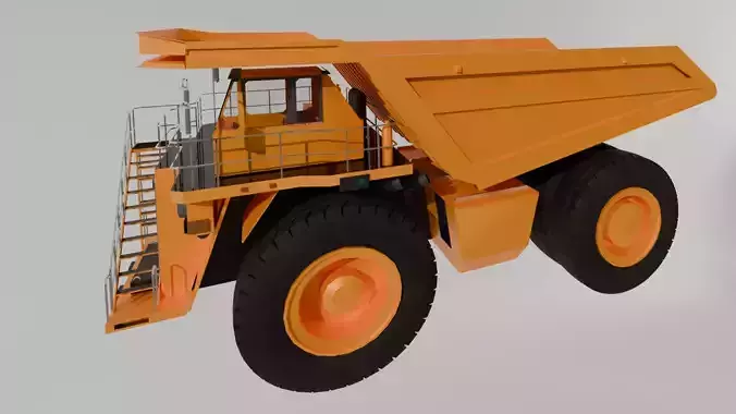 Truck 3d Model Low-poly 3D model