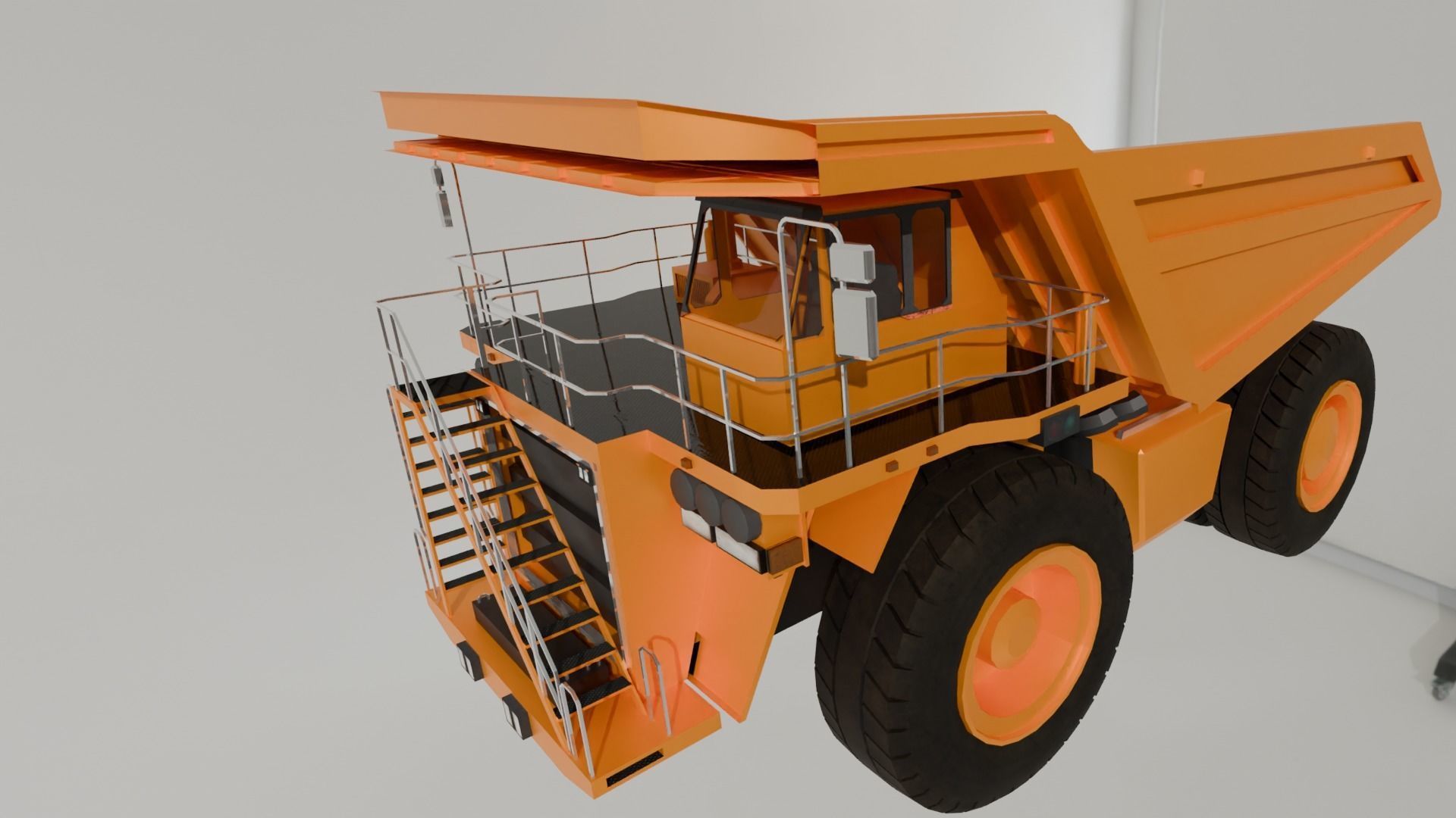 Truck 3d Model Low-poly 3D model_2