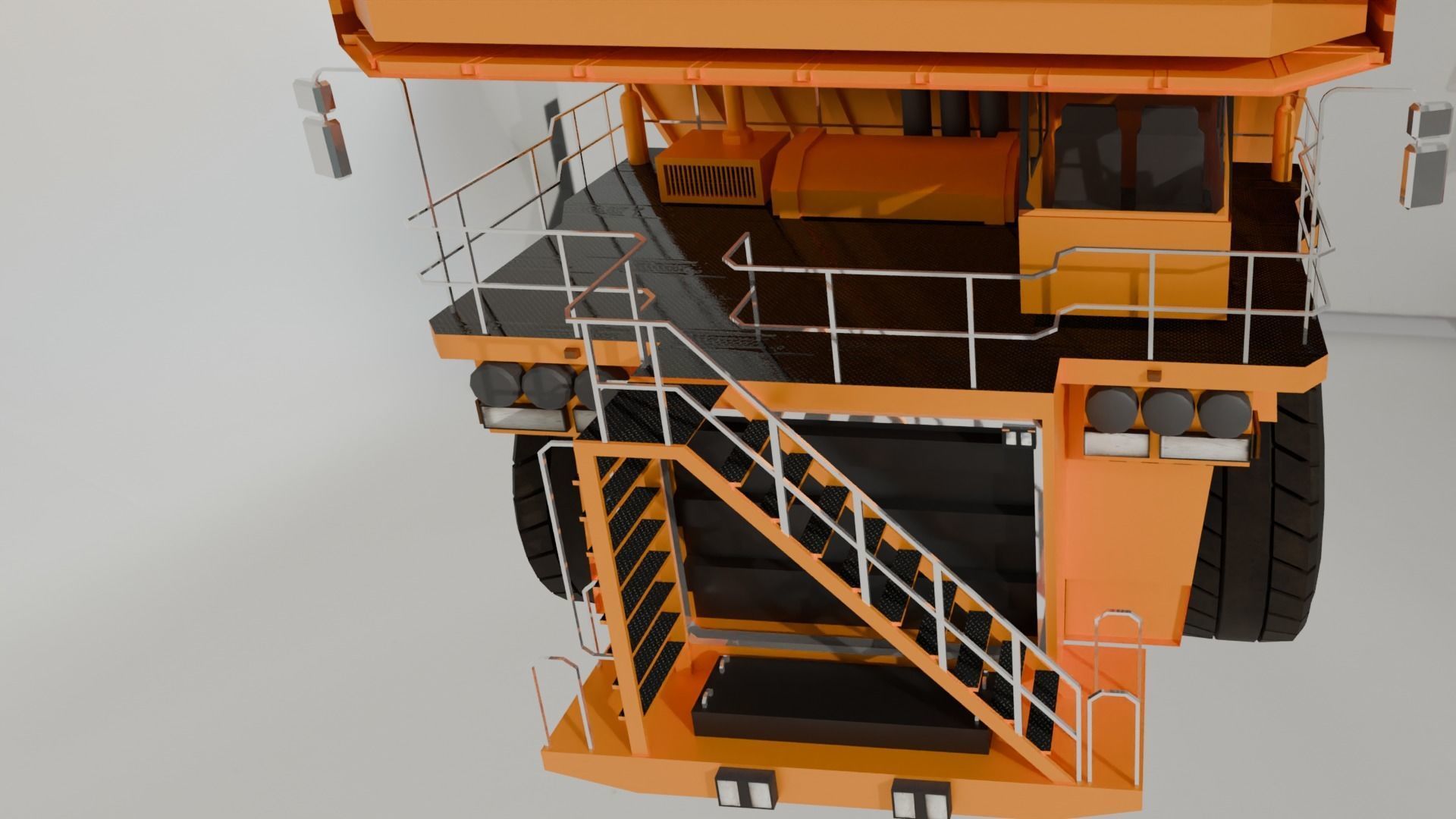 Truck 3d Model Low-poly 3D model_6