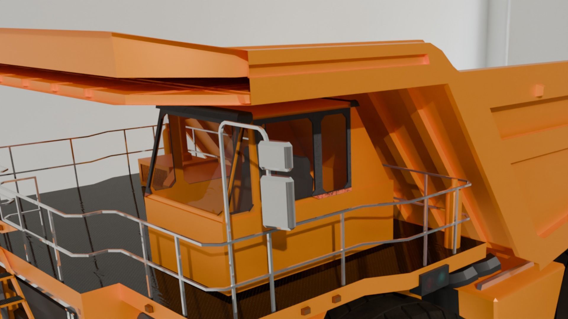 Truck 3d Model Low-poly 3D model_5