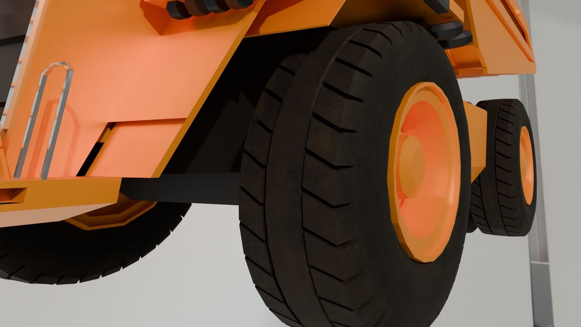 Truck 3d Model Low-poly 3D model_10