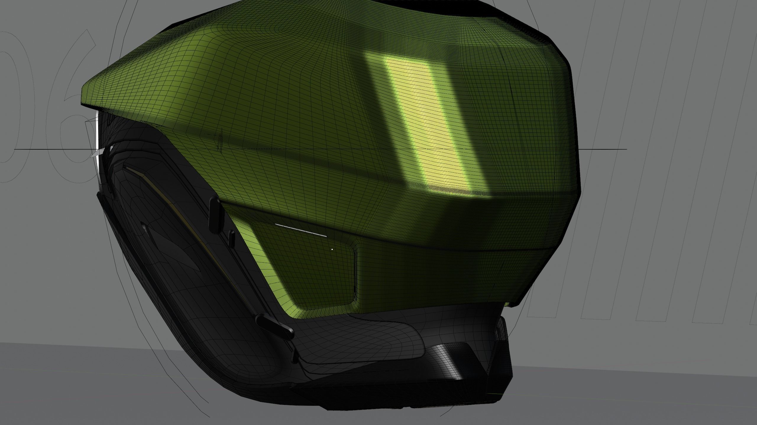 Lewatle Sci-Fi Helmet Sci-Fi 3D Helmet 3D model_1