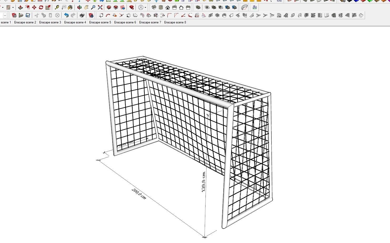 MINI GOAL Low-poly 3D model_26