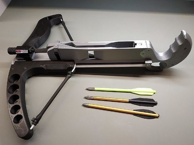 Sliding Legolini 3D Printed Mini Bow 3D model 3D printable CGTrader