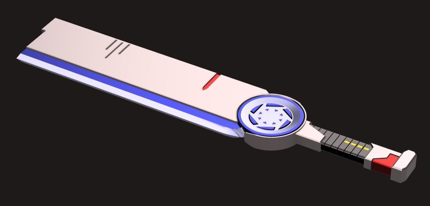 League of Legends - Pulsefire Shen sword 3D print model_1