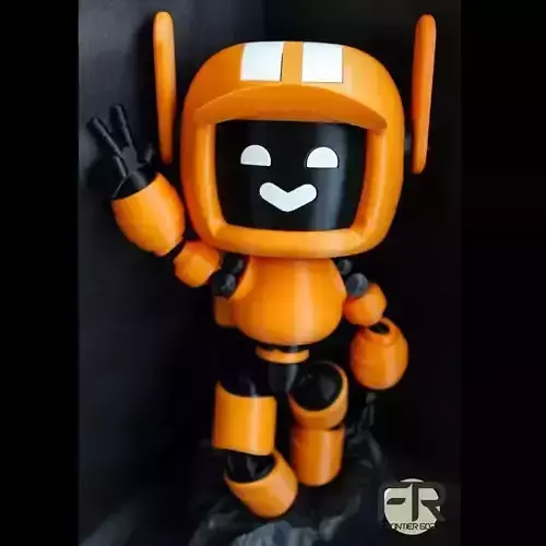 Orange bot - LOVE DEATH ROBOTS 3D print model