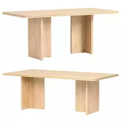 Romeo Offset Dining Table