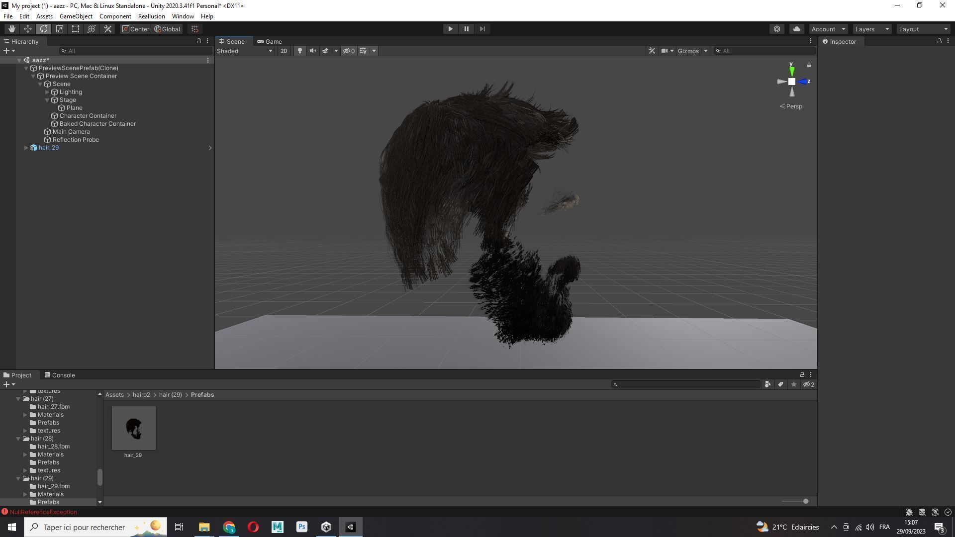 Classique Male Hair - Beard - Moustache Low-poly 3D model_17