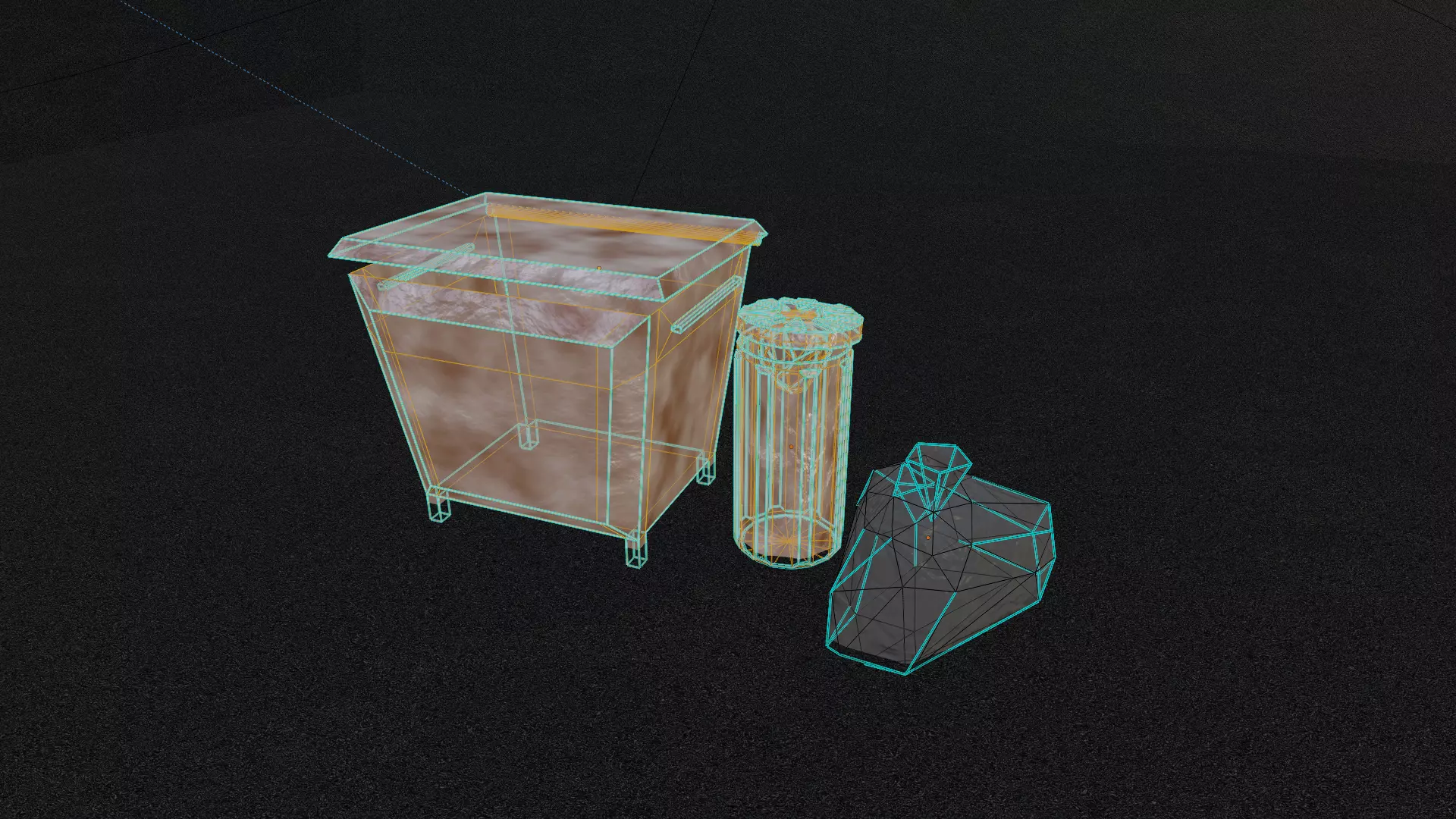 Low Poly Dump Free low-poly 3D model
