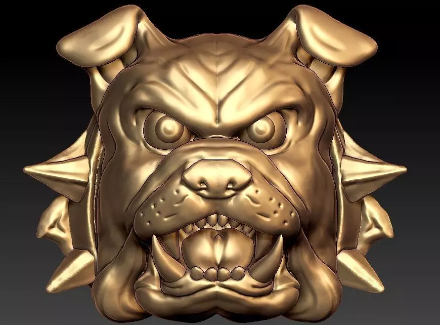 Dog Head 3D print model