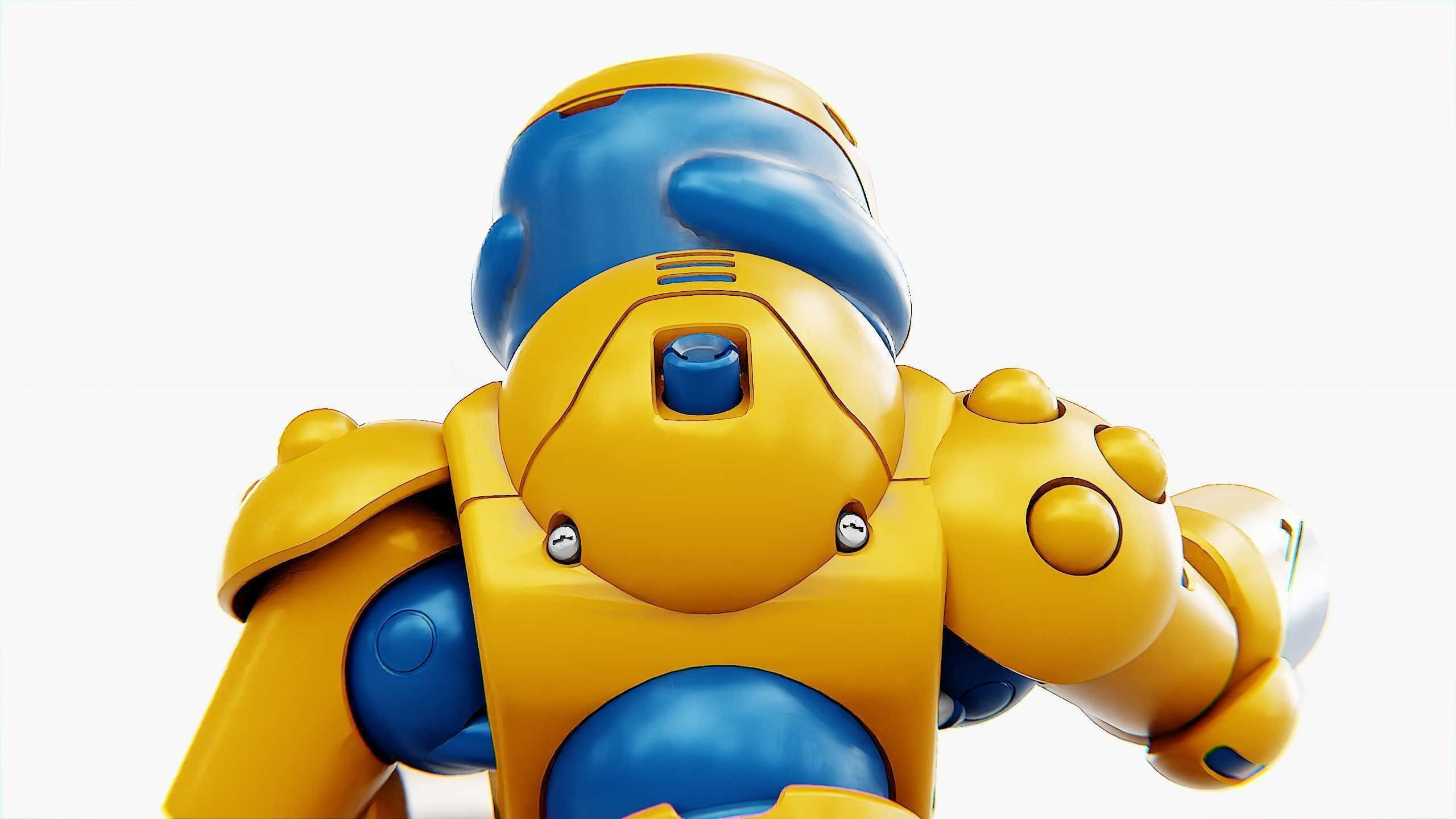 COMBAT DROID COLOBO Rigged for Unreal Engine - Unity - MIXAMO  3D model_15