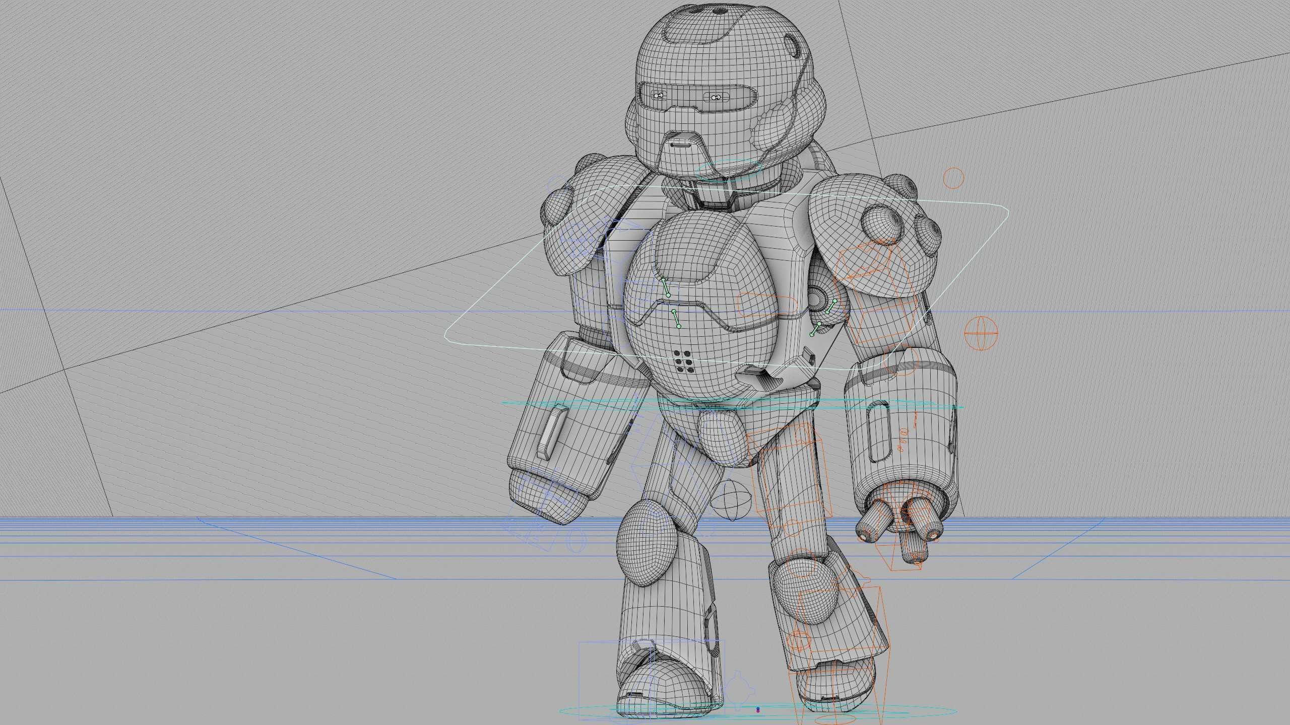 COMBAT DROID COLOBO Rigged for Unreal Engine - Unity - MIXAMO  3D model_42