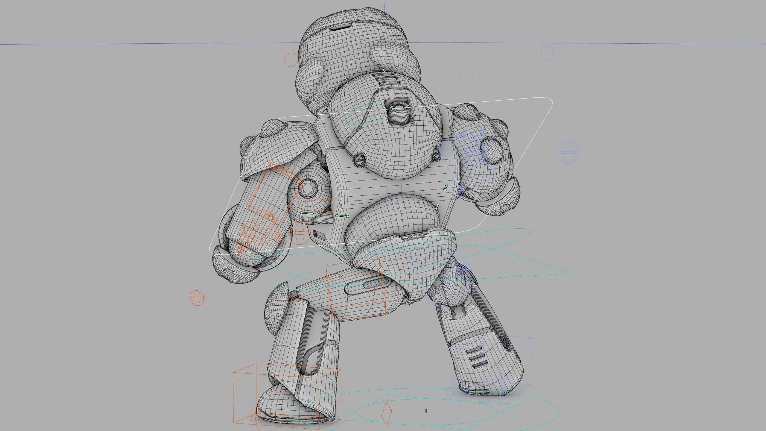 COMBAT DROID COLOBO Rigged for Unreal Engine - Unity - MIXAMO  3D model_41