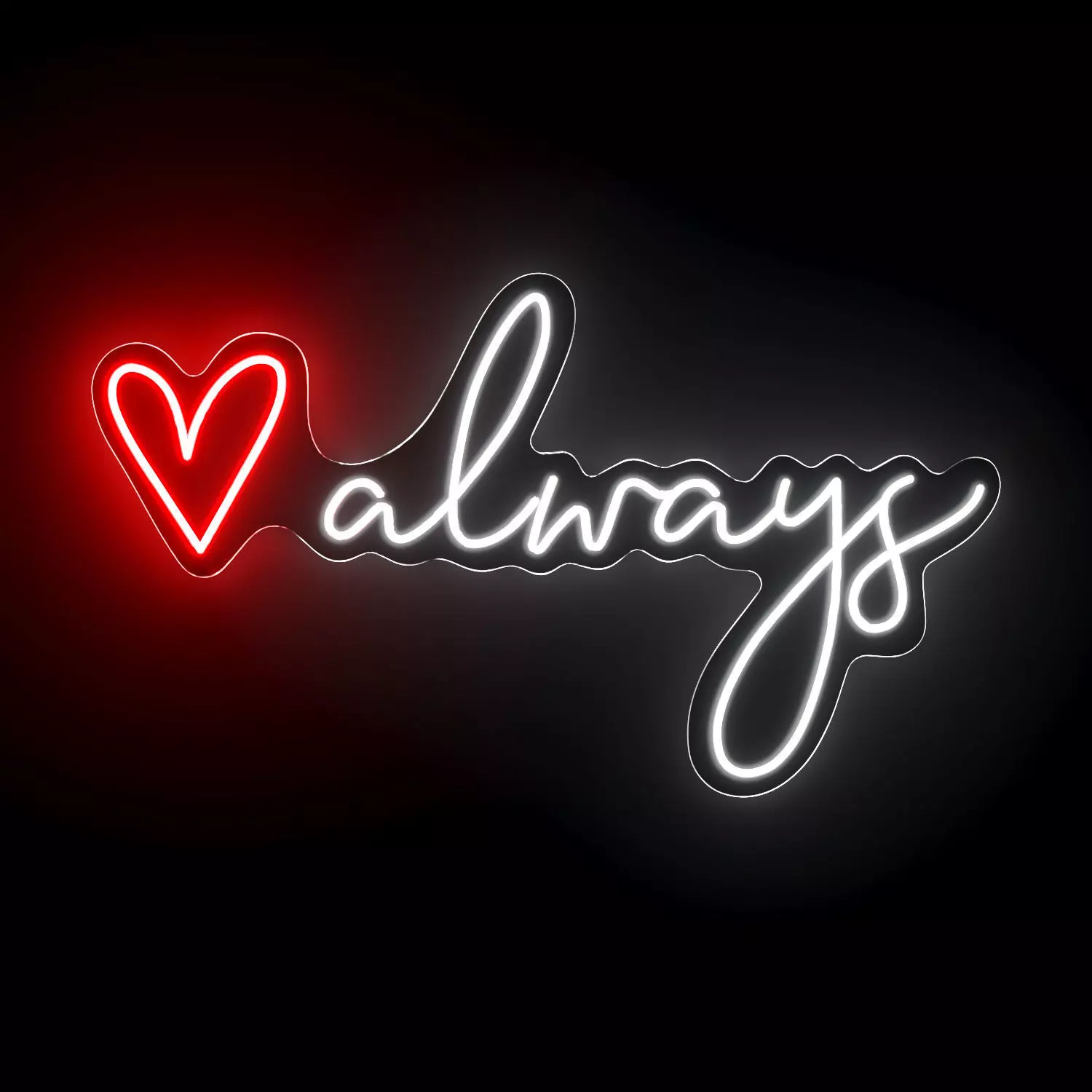 Always Neon Sign 3D model_0