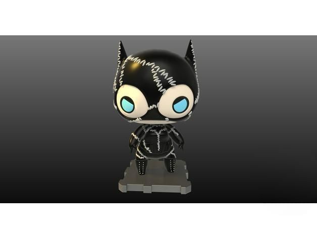 Catwoman 1992 Batman Returns 3D Printing Sculpture 3D print model_3