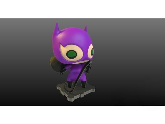 Catwoman Classic 3D Printing Sculpture 3D print model_1