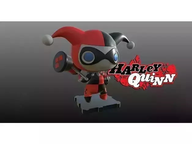 Harley Quinn 3D Printing Sculpture