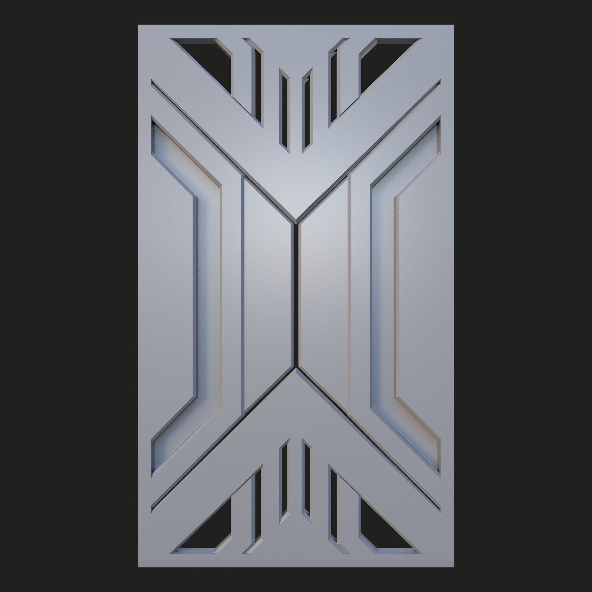 Sci-fi Panels Base Mesh Vol 2 Low-poly 3D model_20