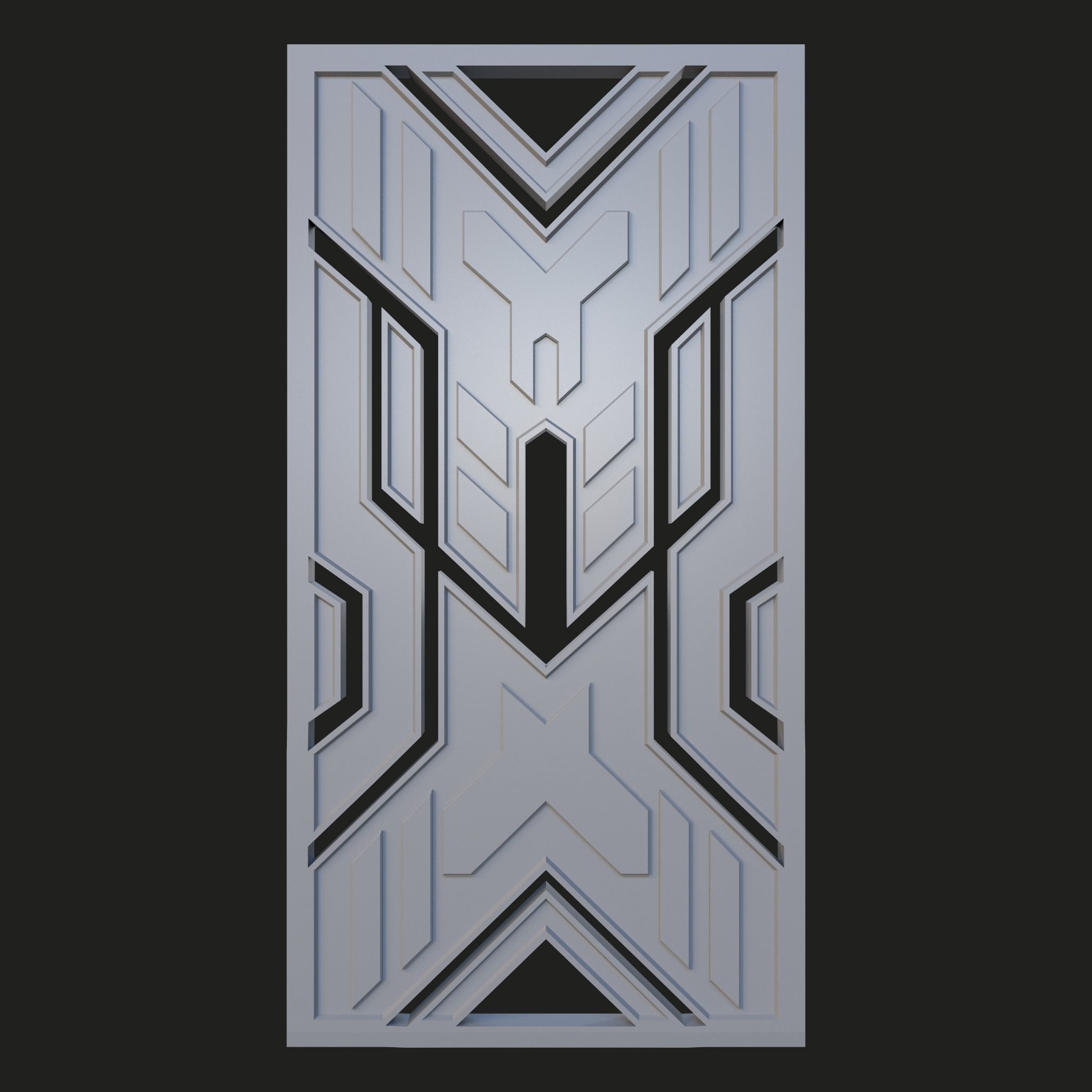 Sci-fi Panels Base Mesh Vol 2 Low-poly 3D model_13