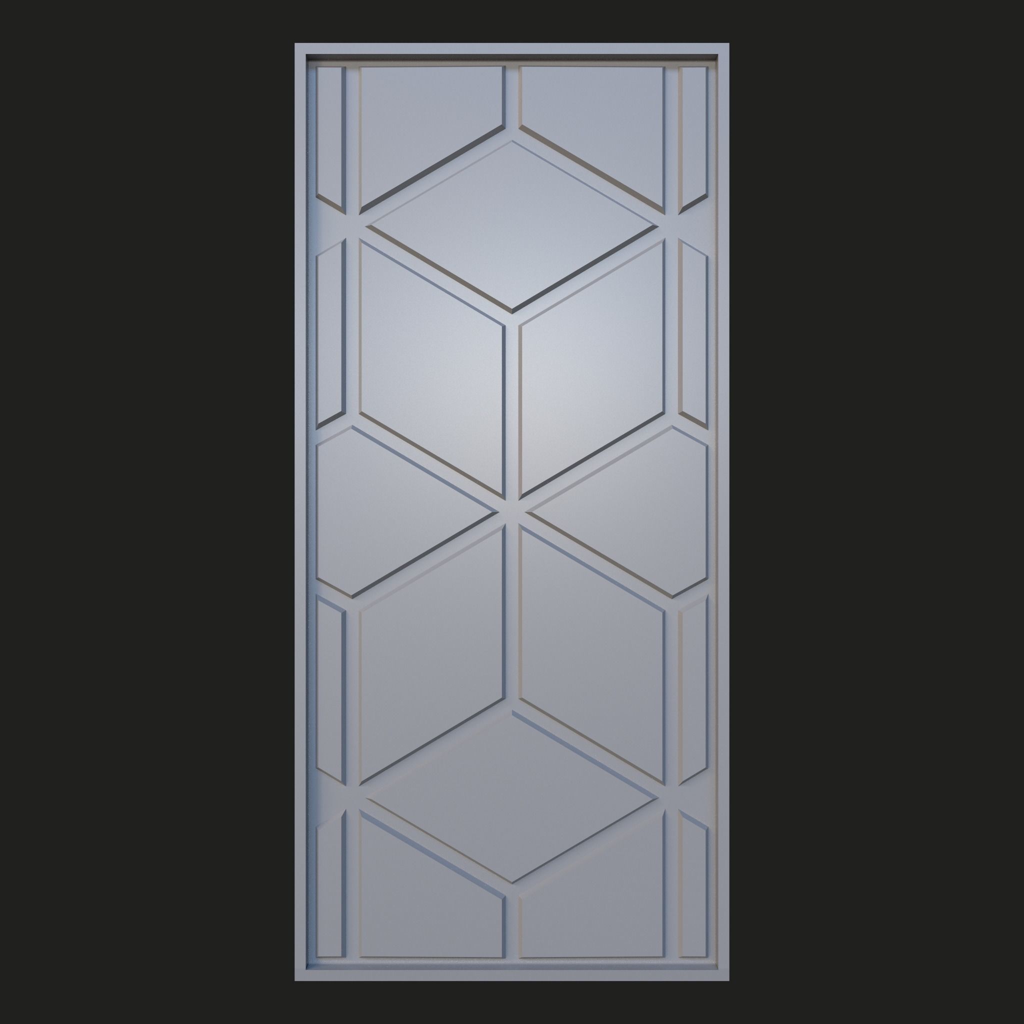 Sci-fi Panels Base Mesh Vol 2 Low-poly 3D model_6