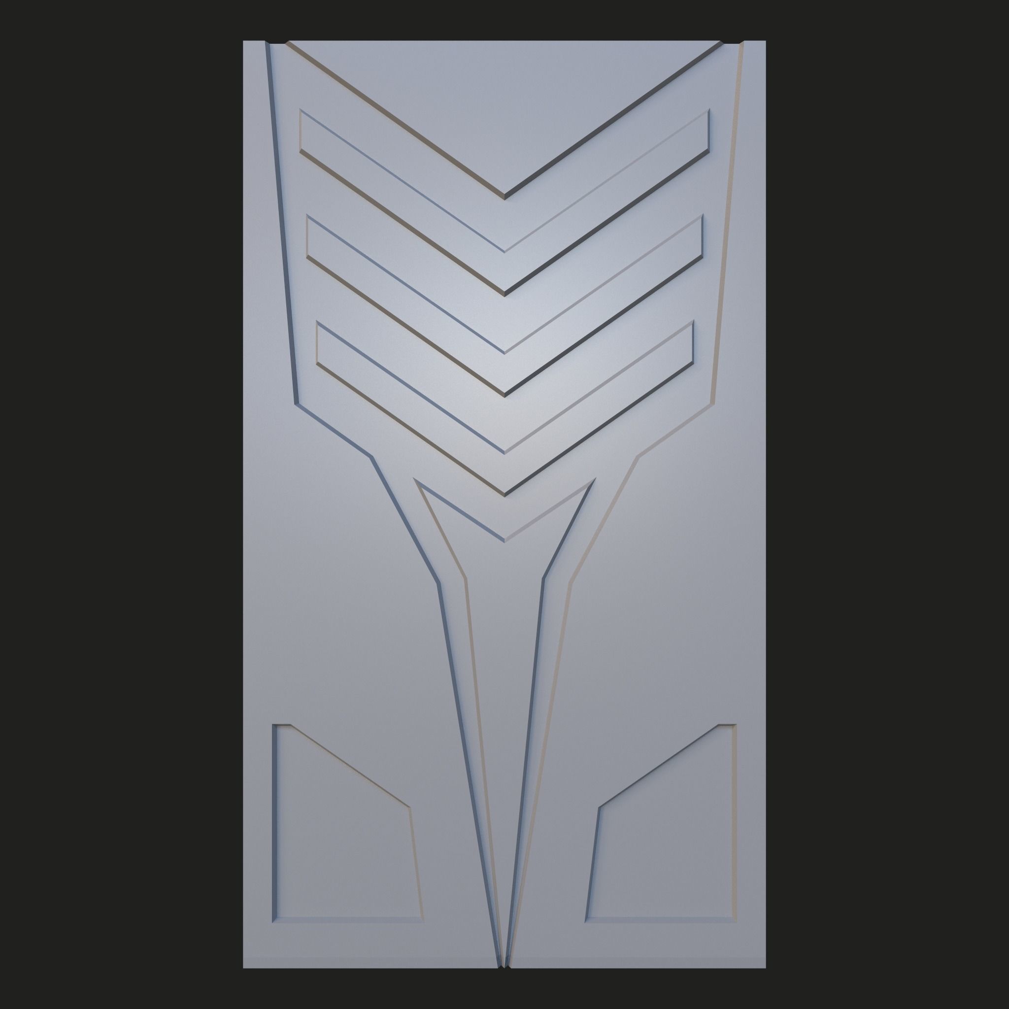 Sci-fi Panels Base Mesh Vol 2 Low-poly 3D model_22