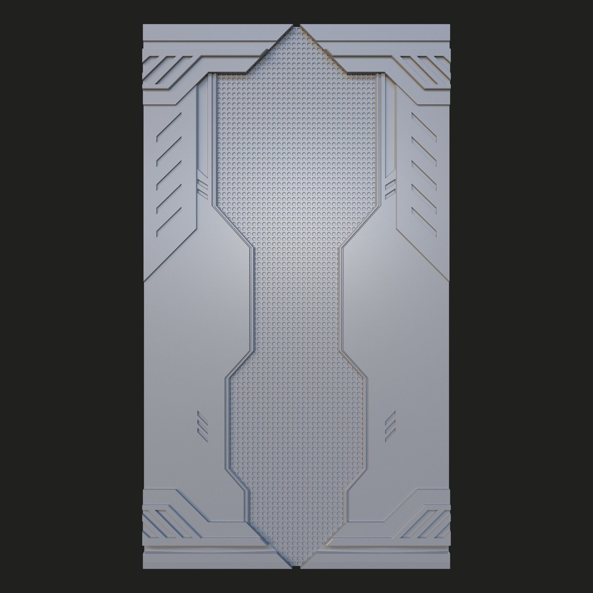 Sci-fi Panels Base Mesh Vol 2 Low-poly 3D model_18
