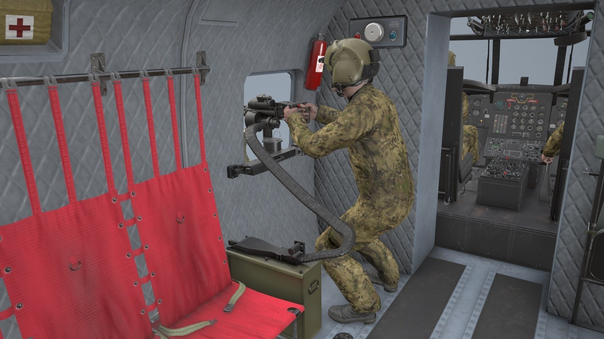  CH-47 Chinook Luftwaffe Basic Animation 3D model_23