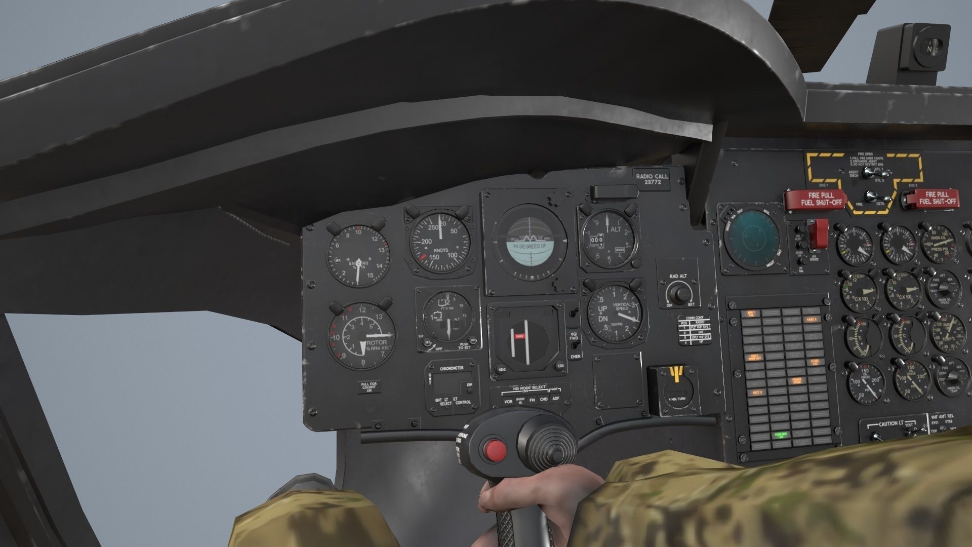  CH-47 Chinook Luftwaffe Basic Animation 3D model_18