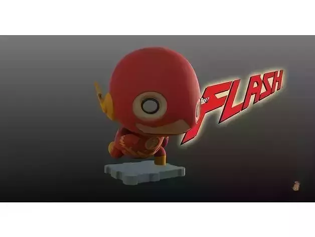DC The Flash 3D Printing Sculpture 3D print model
