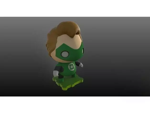 DC Green Lantern 3D Printing Sculpture 3D print model
