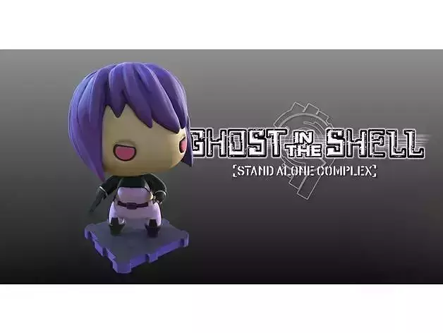 Motoko 3D Printed Character