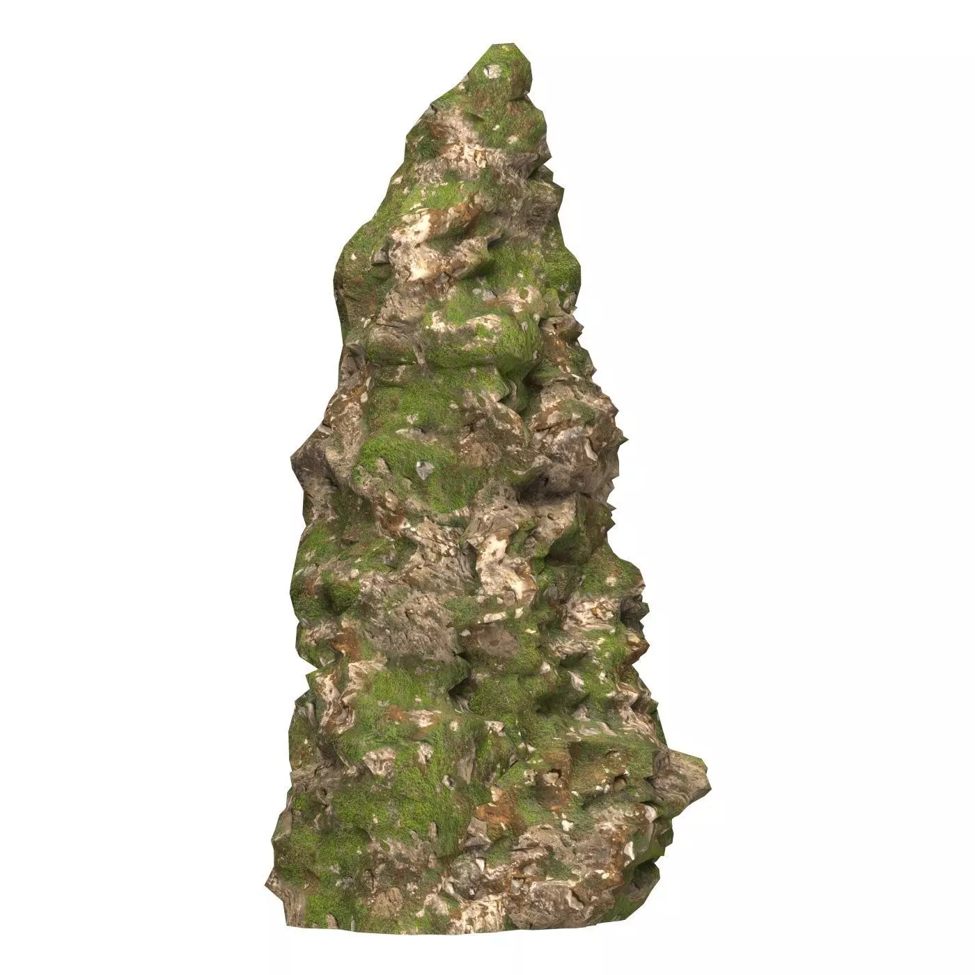 Realistic Mountain Cliff 04 Low-poly 3D model_0