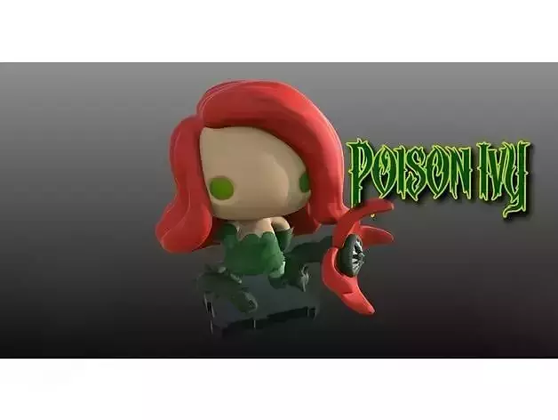 DC Poison Ivy 3D Printing Sculpture